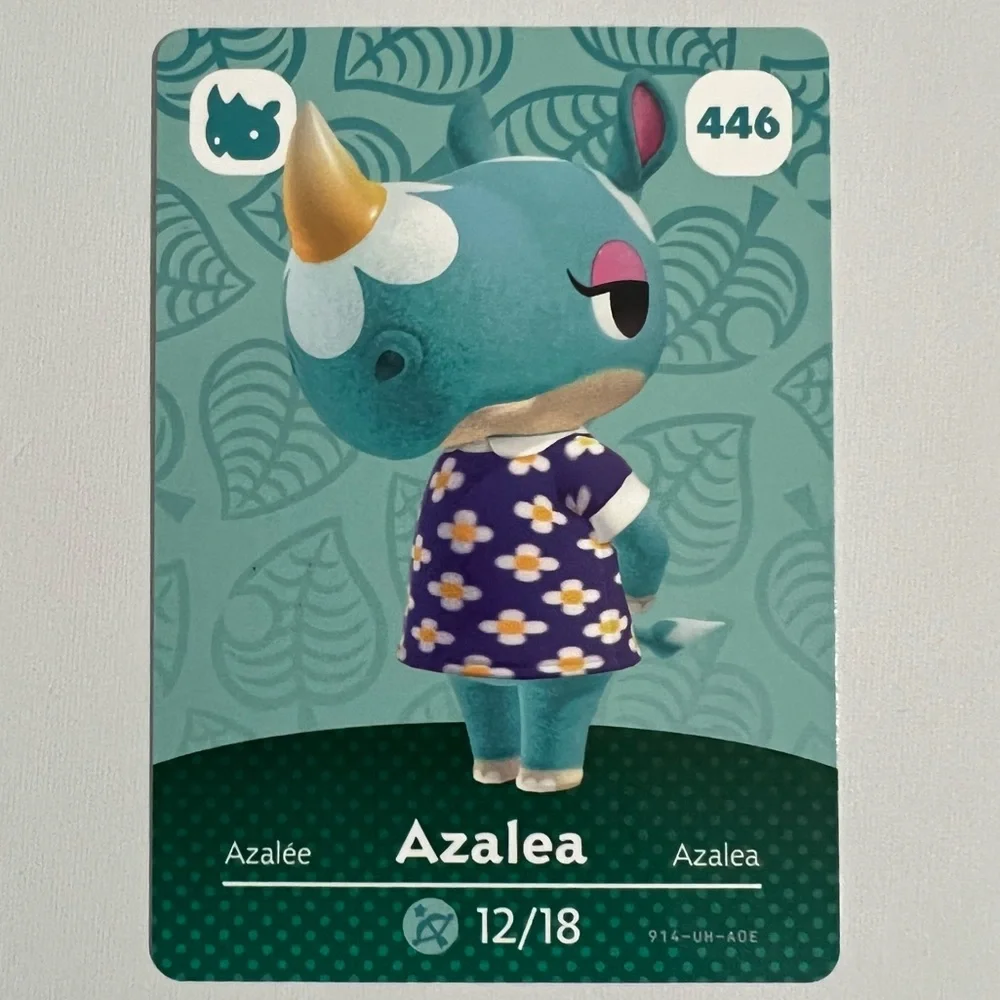 Animal Crossing Amiibo Card - Azalea - 446